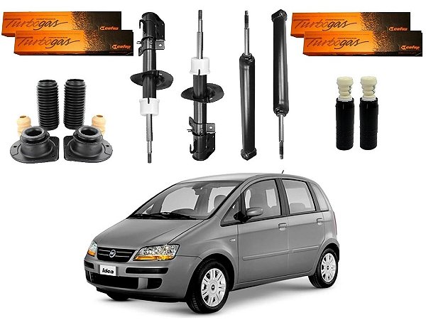 KIT AMORTECEDOR DIANTEIRO TRASEIRO COFAP FIAT IDEA 1.8 2006 A 2012