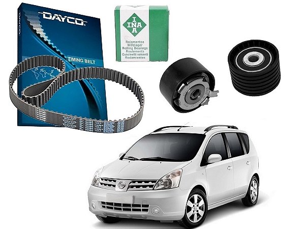 KIT CORREIA DENTADA TENSOR DAYCO INA ORIGINAL NISSAN LIVINA 1.6 16V 2009 A 2014