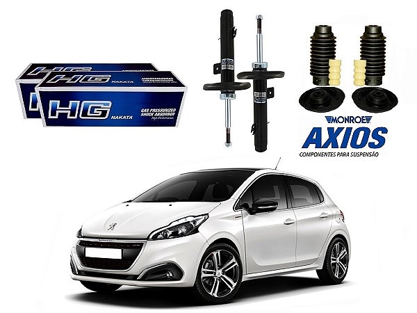 KIT AMORTECEDOR DIANTEIRO NAKATA PEUGEOT 208 AUTOMATICO 1.2 2016 A 2019