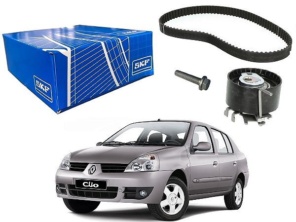 KIT CORREIA DENTADA TENSOR SKF RENAULT CLIO SEDAN 1.0 16V 2000 A 2011