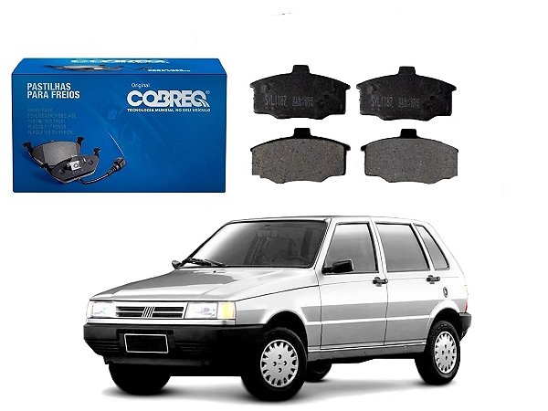 PASTILHA FREIO DIANTEIRO COBREQ FIAT UNO MILLE 1.5 1991 A 1993