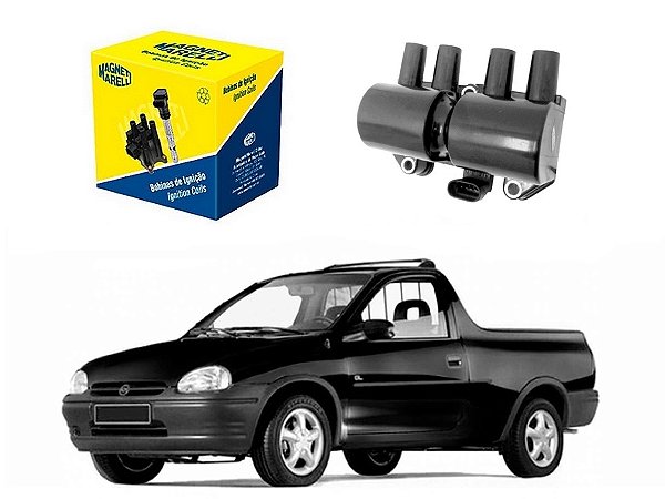 BOBINA DE IGNIÇÃO MAGNETI MARELLI CHEVROLET  CORSA PICAPE CORSA PICK UP 1.6 16V 1998 A 2003
