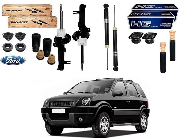 KIT AMORTECEDOR DIANTEIRO TRASEIRO NAKATA FORD ECOSPORT 4X2 4X4 AUTOMATICA 4X4 MANUAL 2.0 2003 A 200