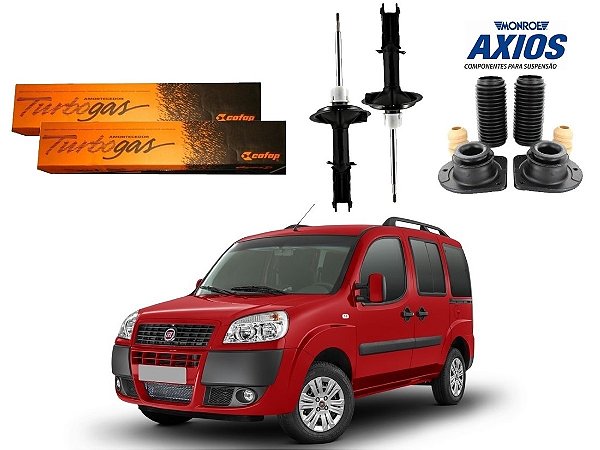 KIT AMORTECEDOR DIANTEIRO COFAP FIAT DOBLO 1.4 1.8 2010 A 2020