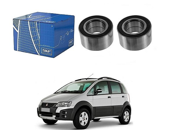 PAR ROLAMENTO RODA DIANTEIRO SKF ORIGINAL FIAT IDEA ADVENTURE 1.8 2006 A 2010