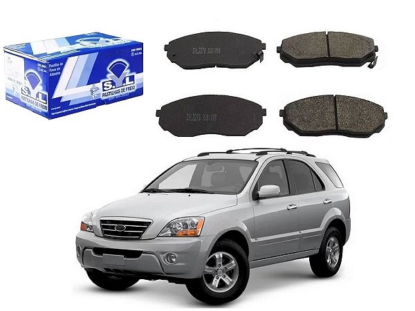 PASTILHA FREIO DIANTEIRA SYL ORIGINAL KIA SORENTO 2.4 2.5 3.3 3.5 3.8 2002 A 2009