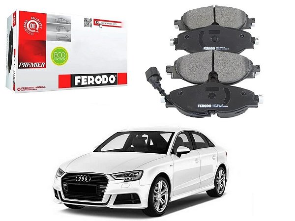 PASTILHA FREIO DIANTEIRA CERAMICA FERODO AUDI A3 SEDAN 1.4 2017 A 2019