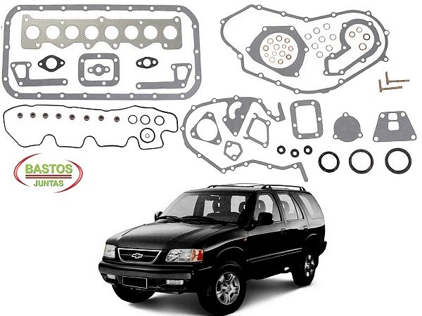 JOGO JUNTA MOTOR BASTOS CHEVROLET BLAZER 2.5 DIESEL 1996 A 2005
