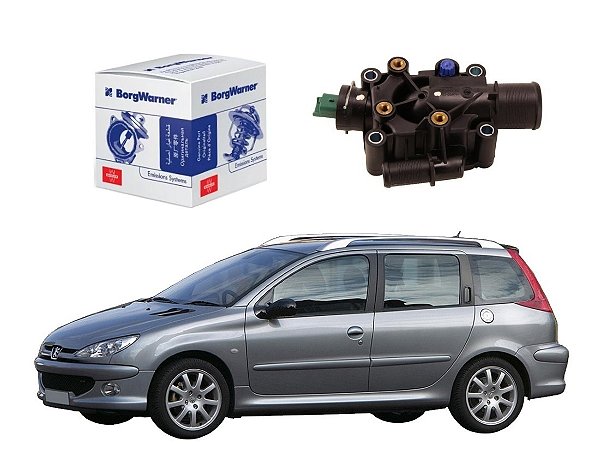 CARCAÇA VÁLVULA TERMOSTATICA PEUGEOT 206 SW 1.6 16V 1999 A 2011