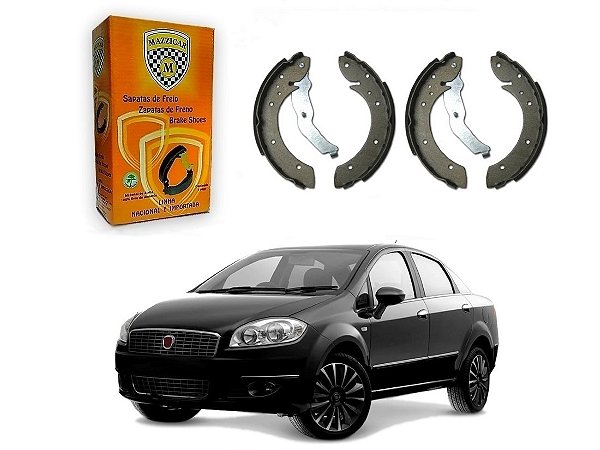 SAPATA DE FREIO MAZZICAR ORIGINAL FIAT LINEA 1.9 2008 A 2010