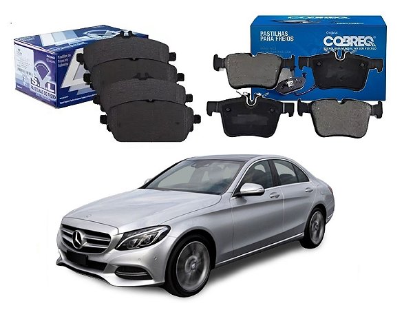PASTILHA FREIO DIANTEIRA TRASEIRA SYL MERCEDES-BENZ C180 1.6 1.8 2014 A 2019
