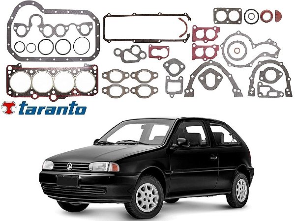 JOGO JUNTA MOTOR TARANTO VOLKSWAGEN GOL 1.6 AP 1.8 AP 1995 A 1996