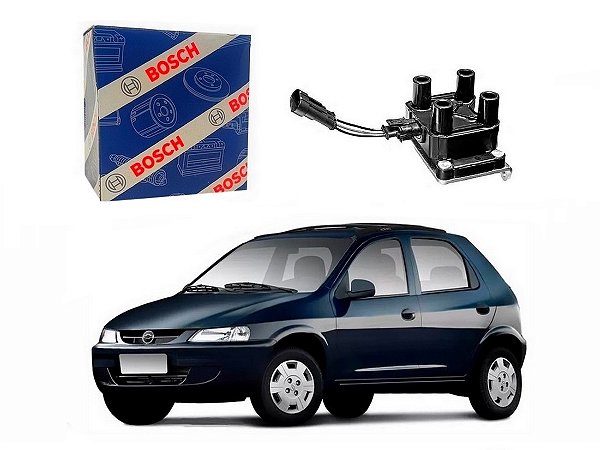 BOBINA DE IGNIÇÃO BOSCH CHEVROLET CELTA 1.0 2000 A 2005