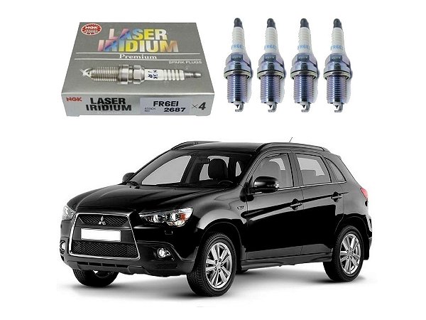 JOGO VELAS IGNIÇÃO NGK MITSUBISHI ASX 2.0 16V 2011 A 2016