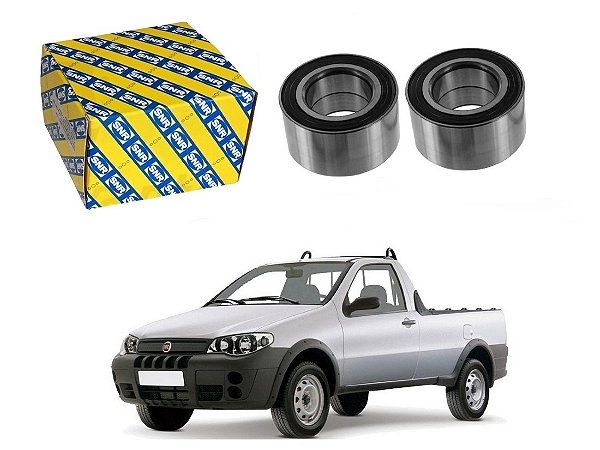 PAR ROLAMENTO RODA DIANTEIRO SNR ORIGINAL FIAT STRADA 1.4 1.8 2005 A 2010