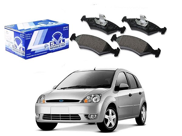 PASTILHA FREIO DIANTEIRA SYL FORD FIESTA SUPERCHARGER 1.0 2002 A 2006