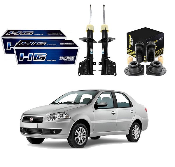 KIT AMORTECEDOR DIANTEIRO NAKATA ORIGINAL FIAT SIENA 1.0 2011 A 2017