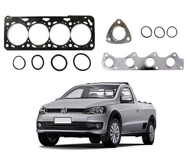 JOGO JUNTA CABEÇOTE SABO VOLKSWAGEN SAVEIRO G6 1.6 8V 2014 A 2017