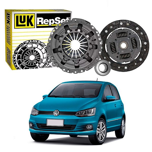 KIT EMBREAGEM LUK ORIGINAL VOLKSWAGEN FOX 1.6 16V 2016 A 2020