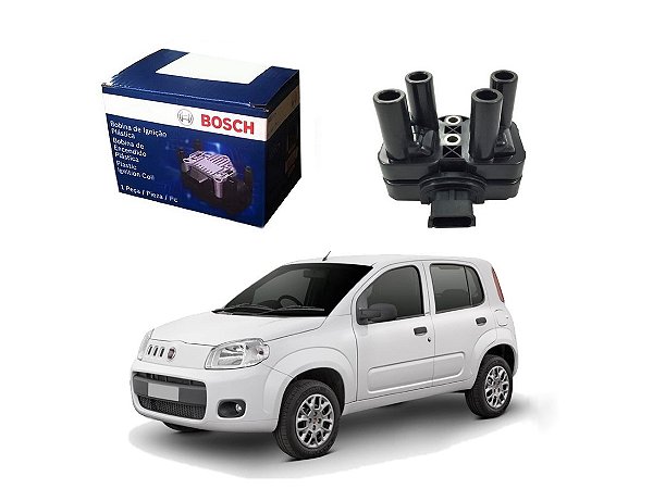 BOBINA DE IGNIÇÃO BOSCH FIAT UNO 1.0 EVO 2011 A 2015