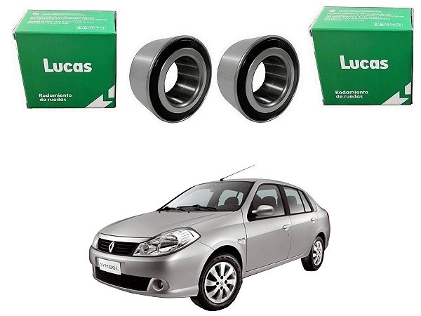 PAR ROLAMENTO RODA TRASEIRO TRW RENAULT SYMBOL 1.6 2008 A 2012