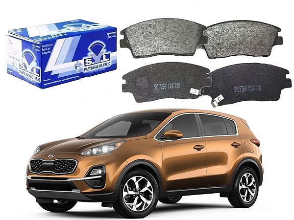 PASTILHA FREIO DIANTEIRA SYL KIA SPORTAGE 2.0 2017 A 2020
