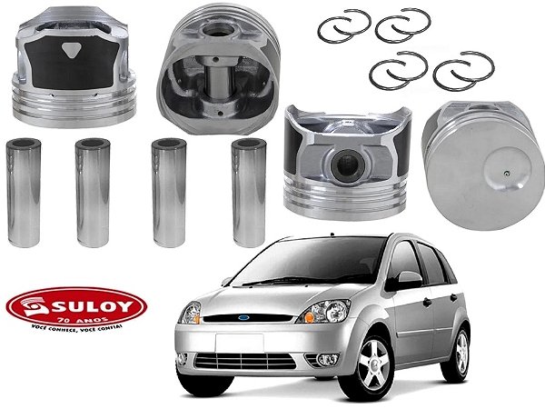 JOGO PISTÃO STD SULOY FORD FIESTA 1.0 2003 A 2005