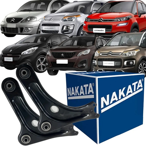Par Bandeja Suspenção Dianteira Peugeot 2008 208 2013 2020 Peugeot 2008 1.6 16v 2015 16 17 18 19 2020