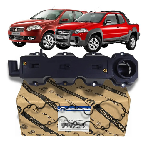 Tampa Comando Valvula Palio Stilo Doblo Siena 1.8 8v Preto
