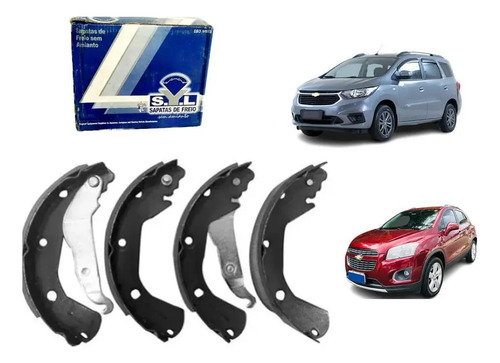 Sapata Lona Freio Spin Tracker Após 2013 Chevrolet
