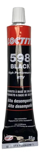 Cola Silicone Vedante Junta Motor Loctite Black 598 85g