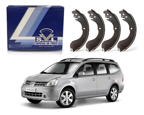 Sapata Freio Syl Grand Livina 1.8 2009 A 2014