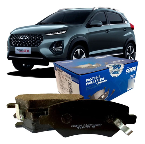 Pastilha De Freio Dianteira Chery Arrizo 6 2020 2021 2022