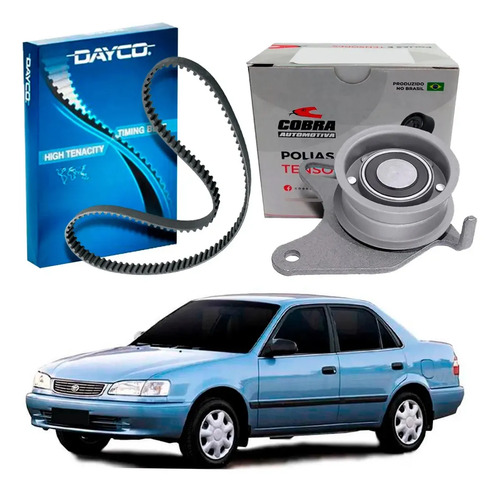 Kit Correia Dentada Tensor Original Toyota Corolla 1.8 2000