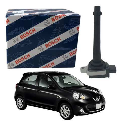 Bobina Ignição Original Bosch Nissan March Versa 1.6 16v