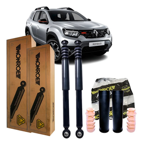 Kit Amortecedor Traseiro Monroe Captur 1.6 2.0 2017 A 2019