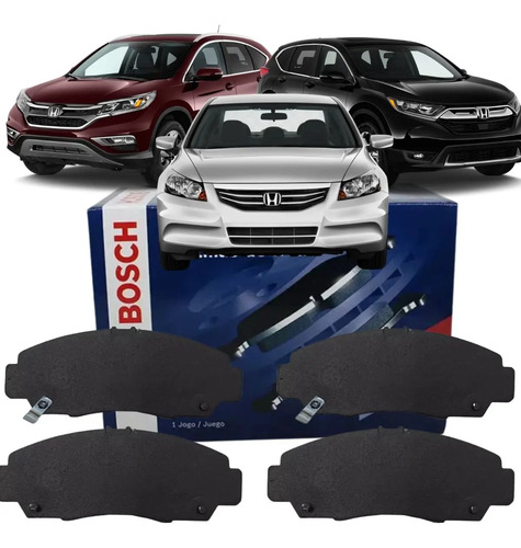 Pastilha Freio Dianteira Bosch Accord 2.0 3.0 2006 A 2007