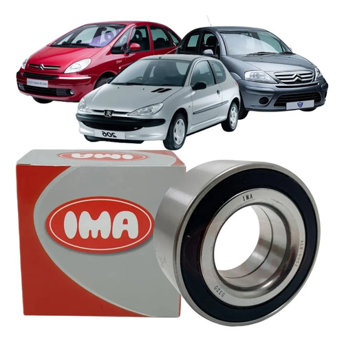 Rolamento Roda Dianteira Peugeot106 206 207 Citroen C3 S/abs