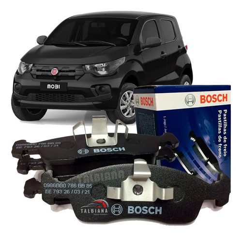 Jg Pastilha Freio Novo Palio Novo Uno Way Vivace Siena Bosch