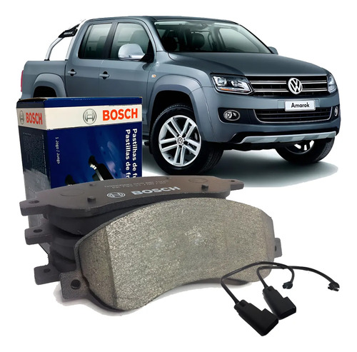Pastilha De Freio Dianteira Amarok 2.0 Highline 2010 À 2017