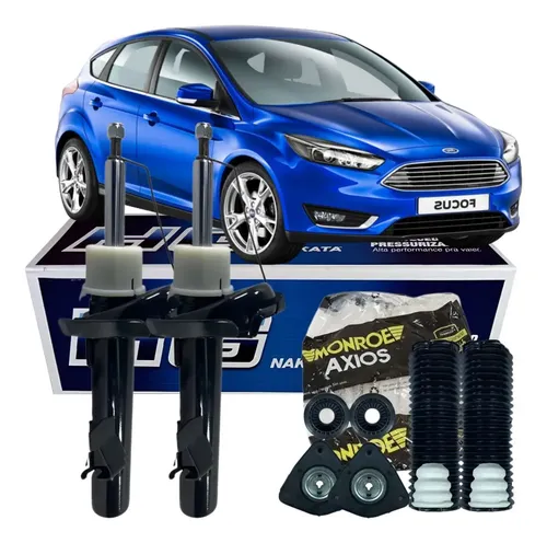 Par Amortecedor Dianteiro + Kit Axios Ford Focus 2.0 2018
