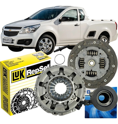 Kit Embreagem + Atuador Luk Gm Montana 1.4 8v 2010 2015 2021