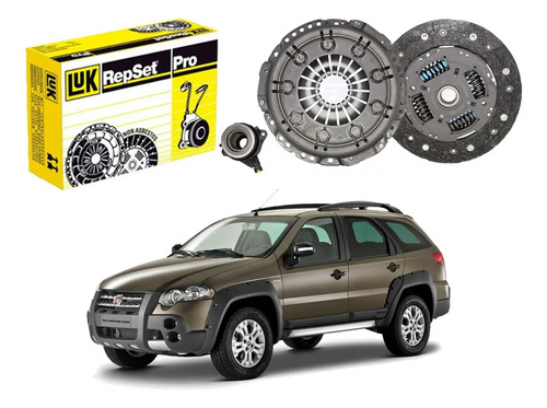 Kit Embreagem Luk Strada Adventure 1.8 8v 2008 A 2010