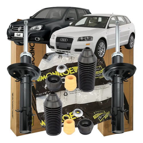 Kit Amortecedor Dianteiro Golf 1.6 2.0 2007 A 2013