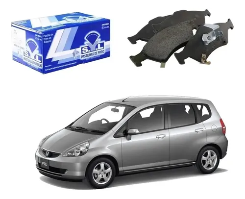 Pastilha Freio Dianteira Original, Honda Fit 1.4 2006