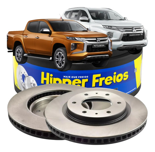 Disco De Freio Dianteiro 320mm Mitsubishi L200 Triton 2.4