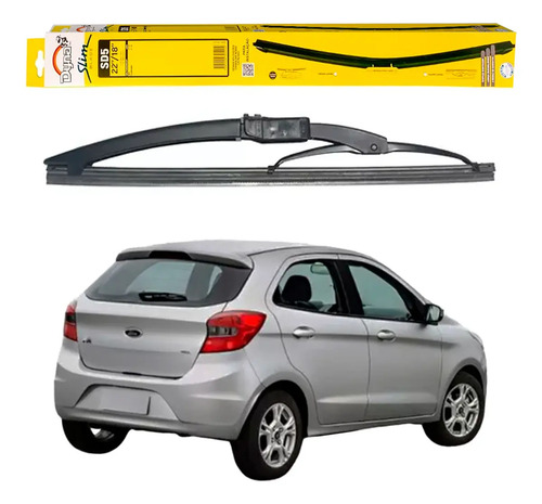Palheta Parabrisa Ford Ka, Spacefox,gol,fox Traseira Dyna Preto
