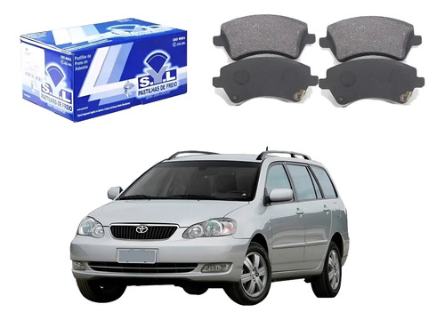 Pastilha Freio Dianteira, Corolla Fielder 1.8 2004 A 2008