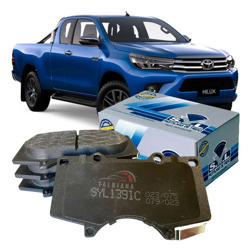 Pastilha De Freio Hilux Srv 2009 2010 2011 2012 2013 2014 15