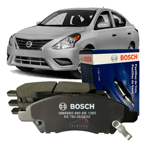 Pastilha De Freio Nissan Versa 1.0 V-drive 2020 2021